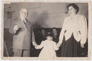 Shmuel, sa femme Fazga et leur fille Maria Lia
